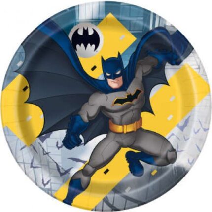 8 Pratos 23cm EU Batman