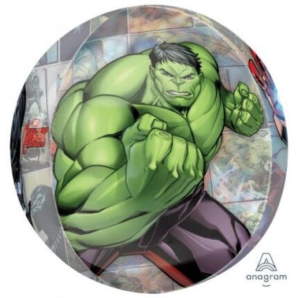Balão Orbz Marvel  Avengers Powers Unite  38x40cm