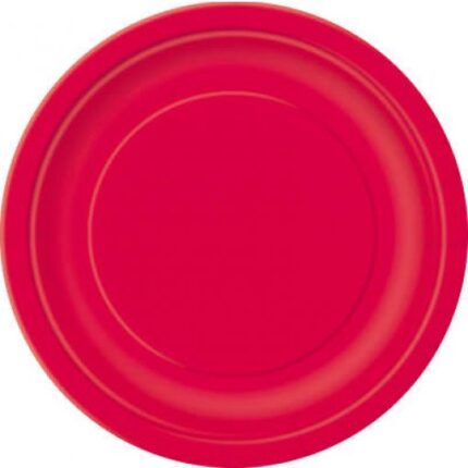 PRATOS 23CM VERMELHO